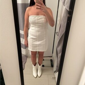 12th Tribe Ivory Camisole with Metallic Accents